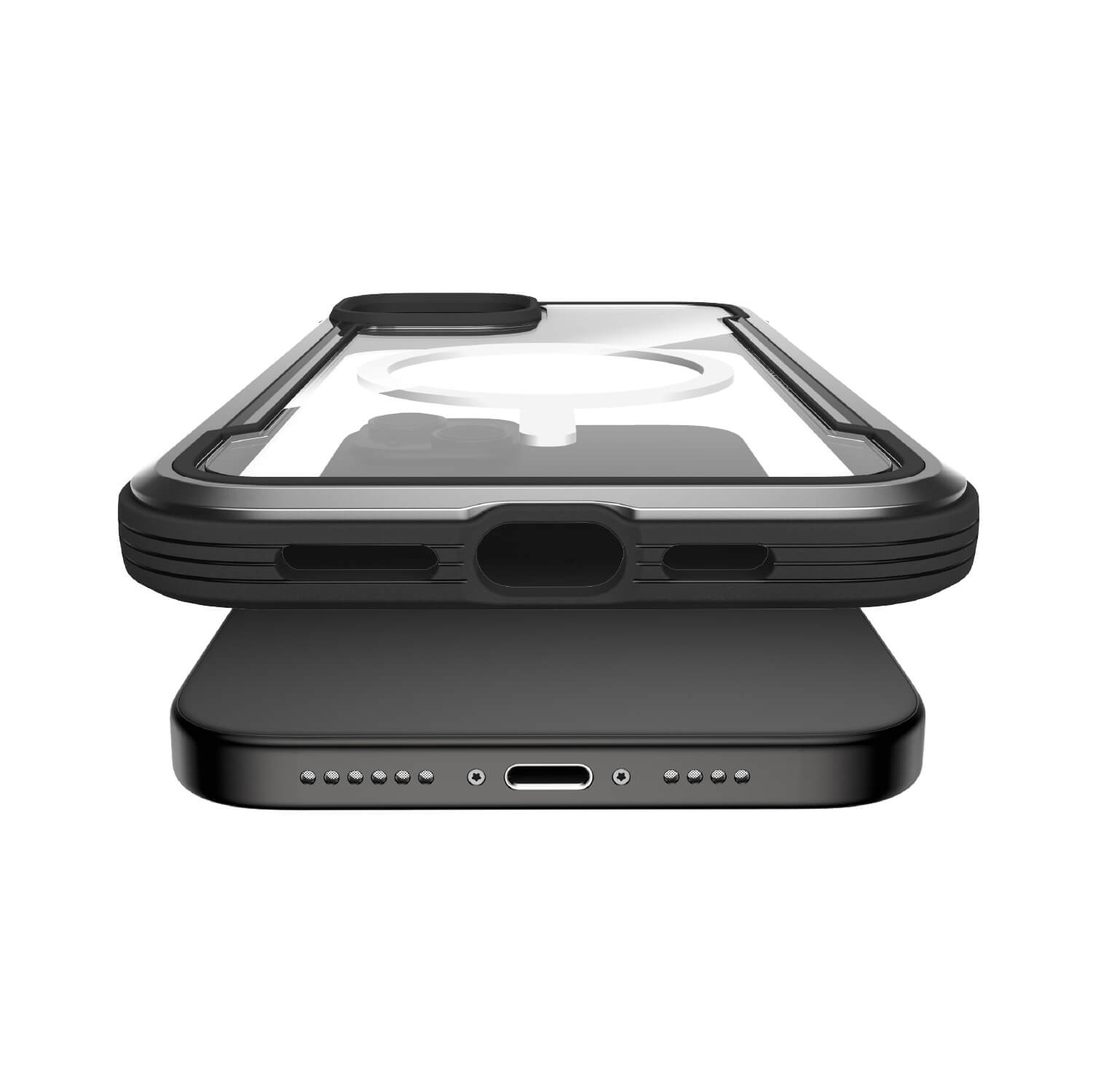 iPhone 15 Case - Shield - MagSafe kompatibel - Schwarz