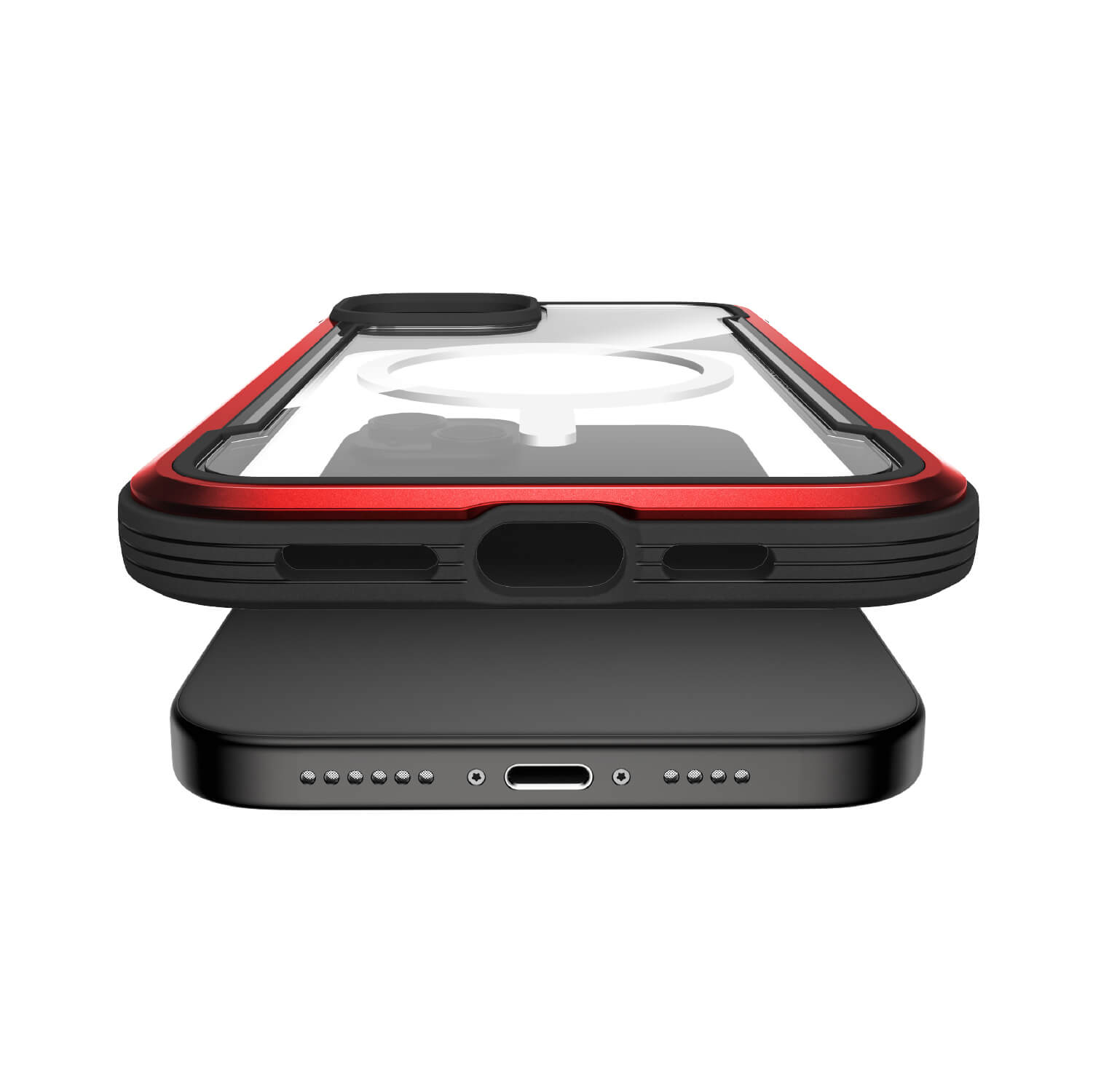 iPhone 15 Case - Shield - MagSafe kompatibel - rot