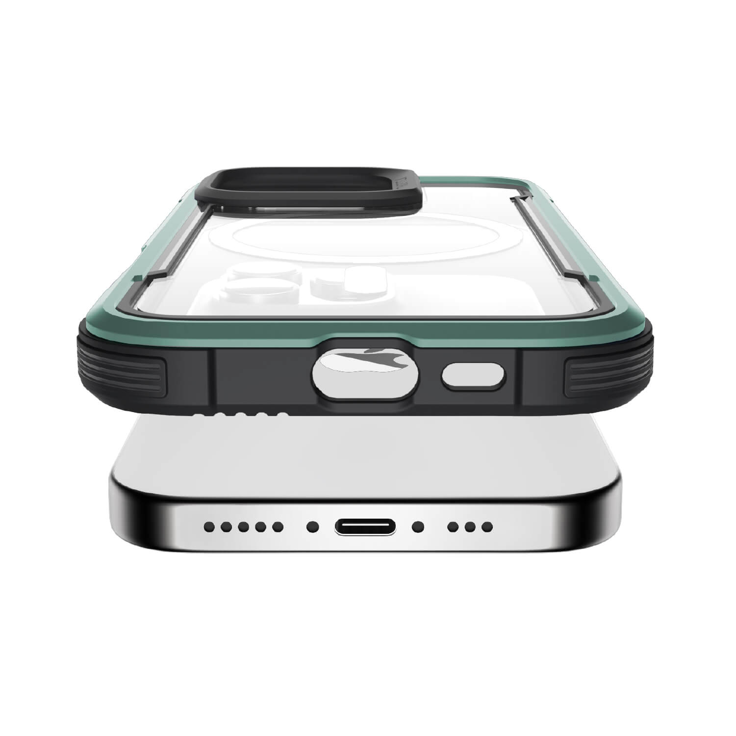 iPhone 16 Pro Max Case - Shield - MagSafe kompatibel - Grün