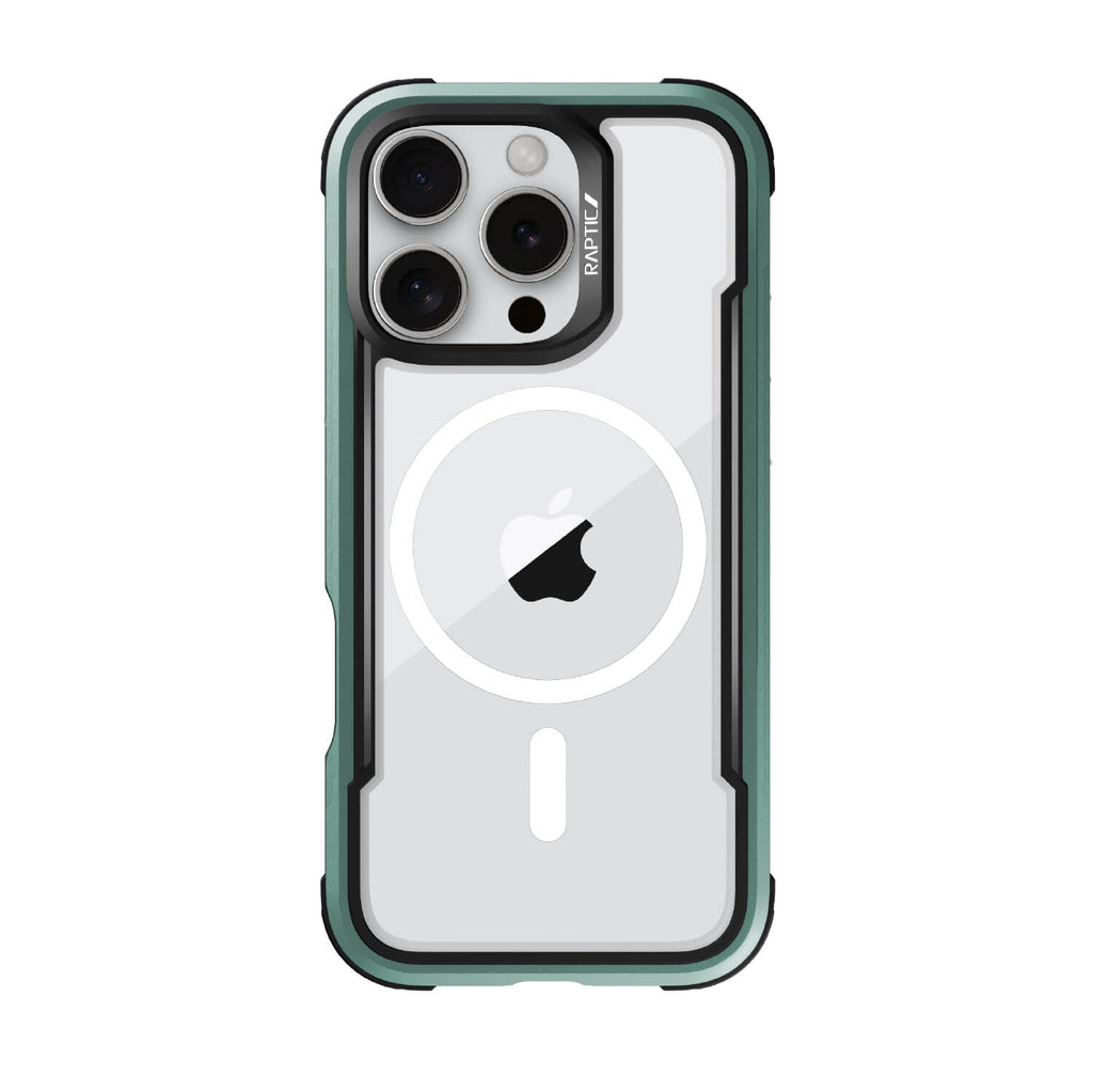 iPhone 16 Pro Case - Shield - MagSafe Kompatibel - Grün