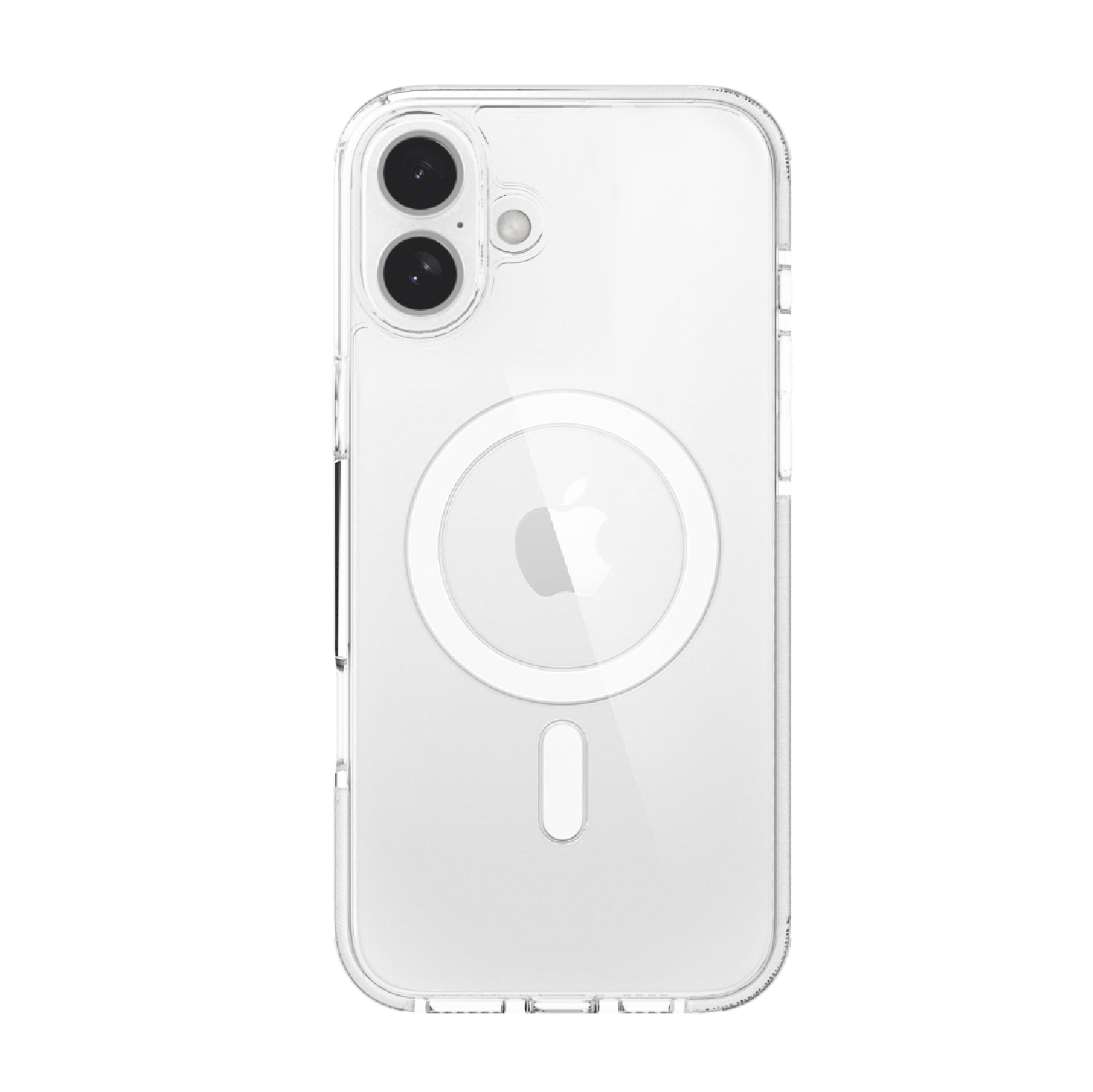 iPhone 16 Case - Klar - MagSafe Kompatibel - Weiß