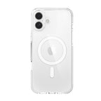 iPhone 16 Plus Gehäuse - Klar - MagSafe Kompatibel - Weiß