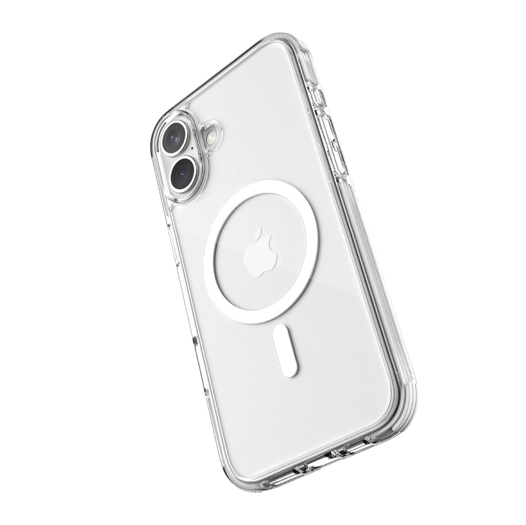 iPhone 16 Plus Gehäuse - Klar - MagSafe Kompatibel - Weiß