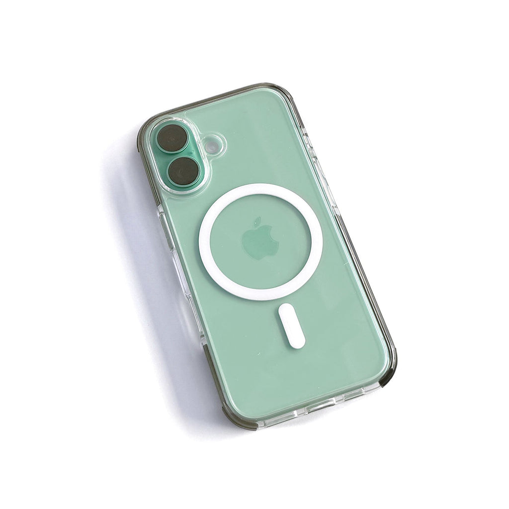 iPhone 16 Case - Klar - MagSafe Kompatibel - Schwarz