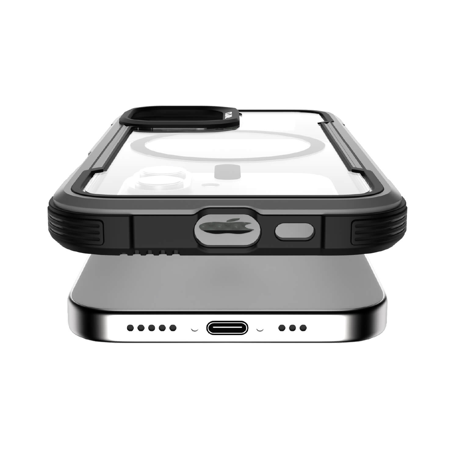 iPhone 16 Case - Shield - MagSafe Kompatibel - Schwarz