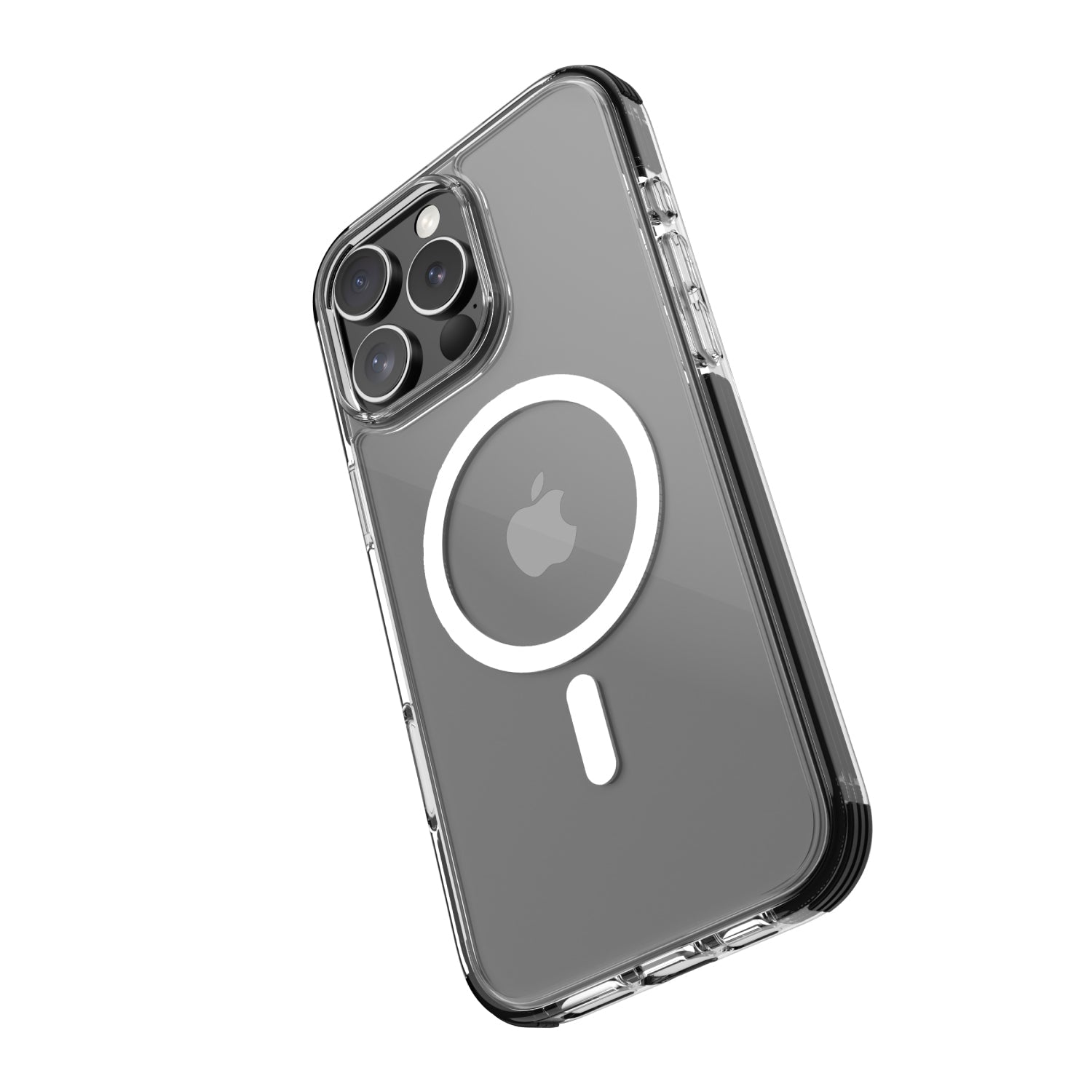 iPhone 16 Pro Max Case - Klar - MagSafe Kompatibel - Schwarz