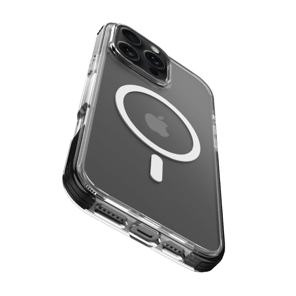 iPhone 16 Pro Case - Klar - MagSafe Kompatibel - Schwarz