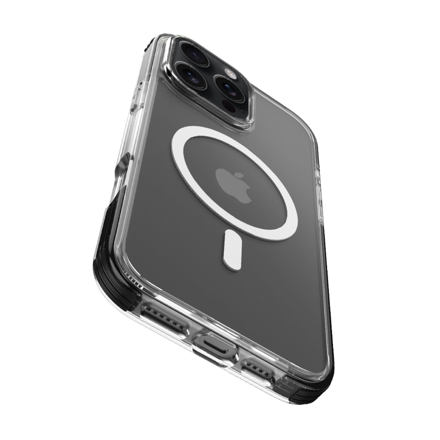 iPhone 16 Pro Max Case - Klar - MagSafe Kompatibel - Schwarz