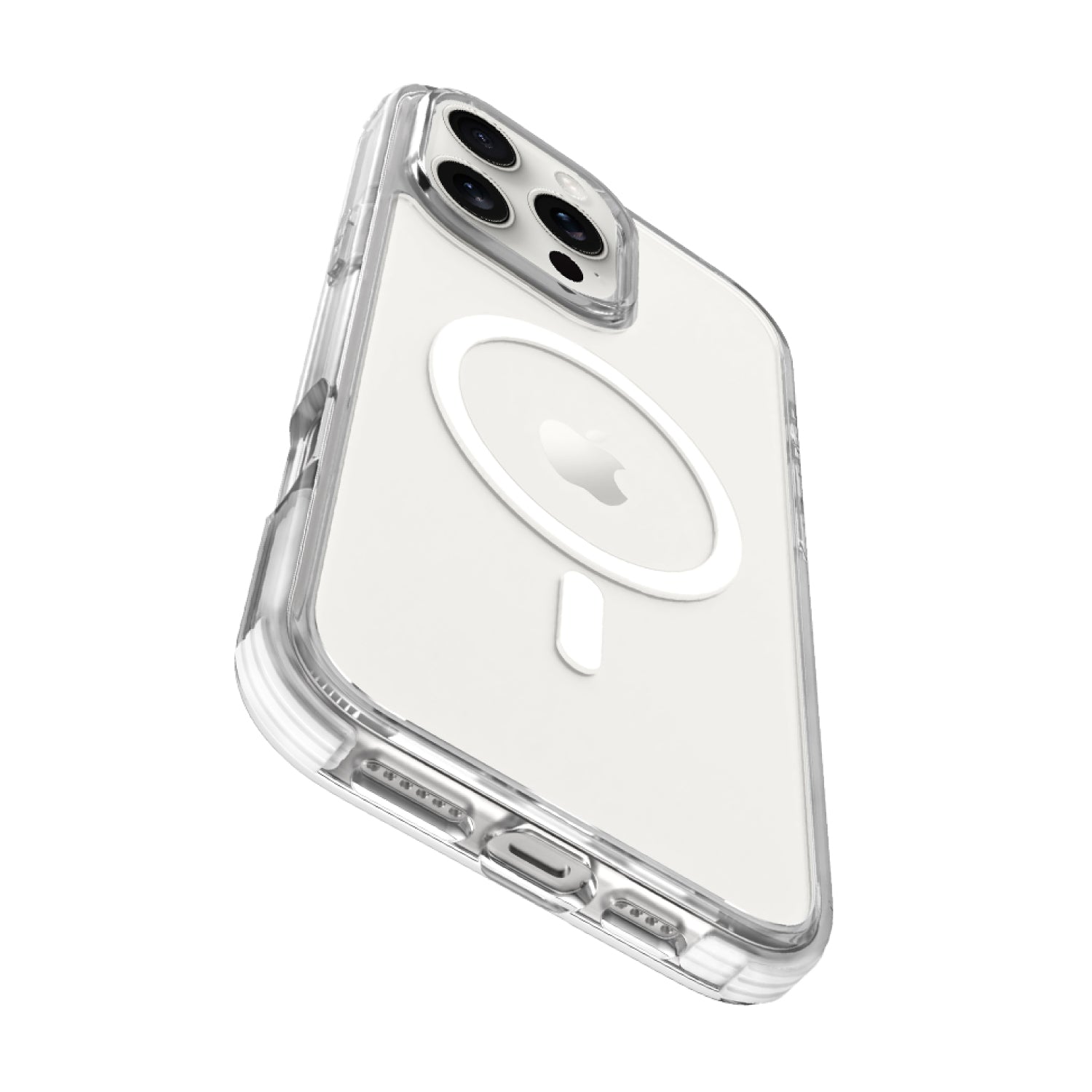 iPhone 16 Pro Case - Klar - MagSafe Kompatibel - Weiß