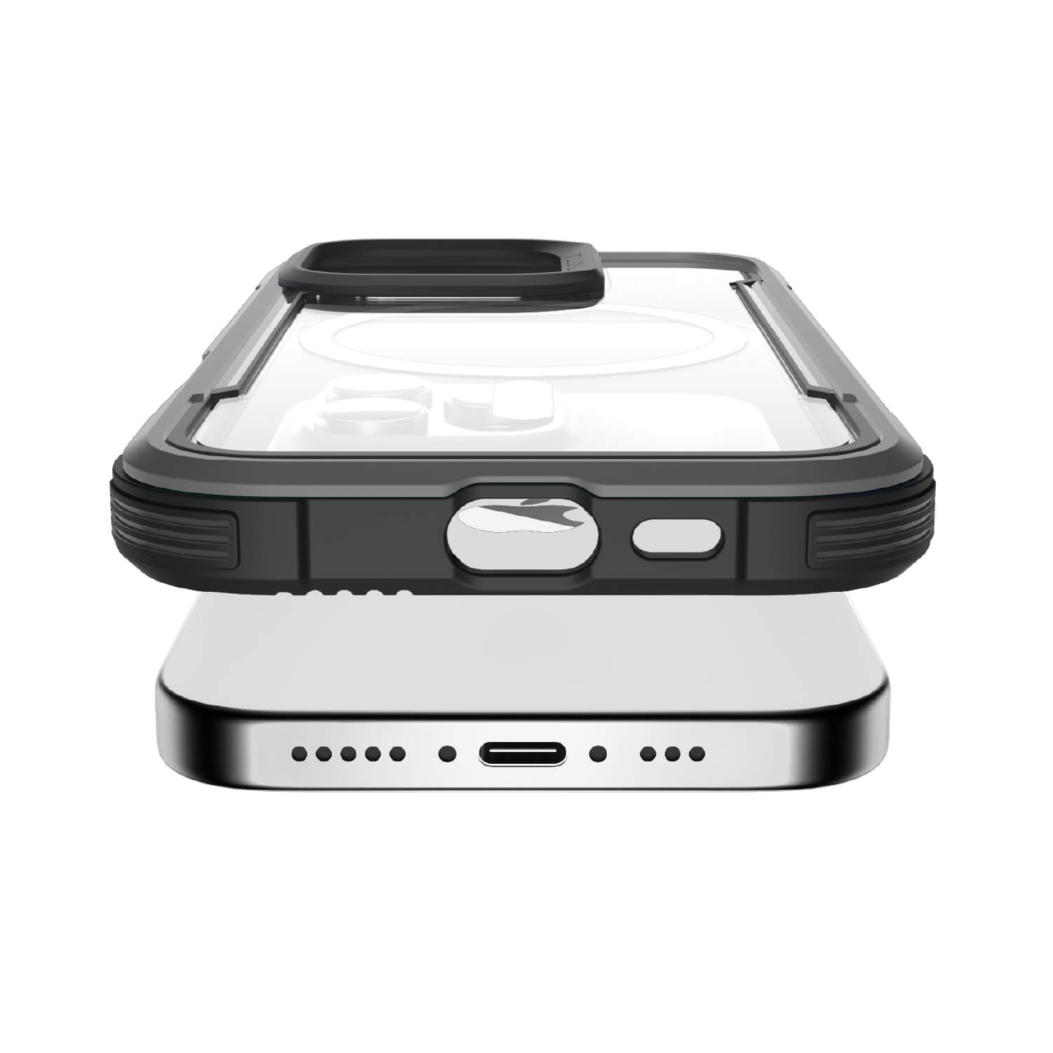 iPhone 16 Pro Case - Shield - MagSafe kompatibel - Schwarz