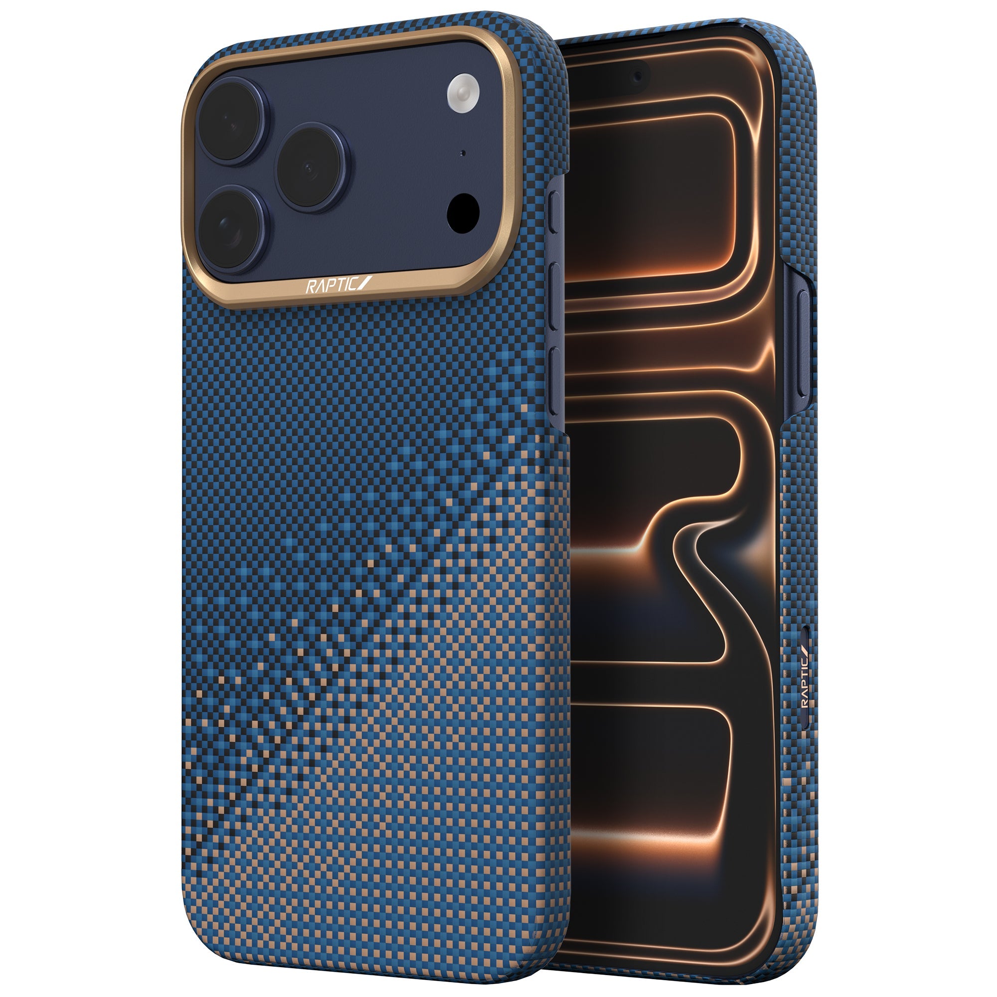 RAPTIC Aramid Skin Case für iPhone 17 Pro / 17 Pro Max- Serenity Emerald