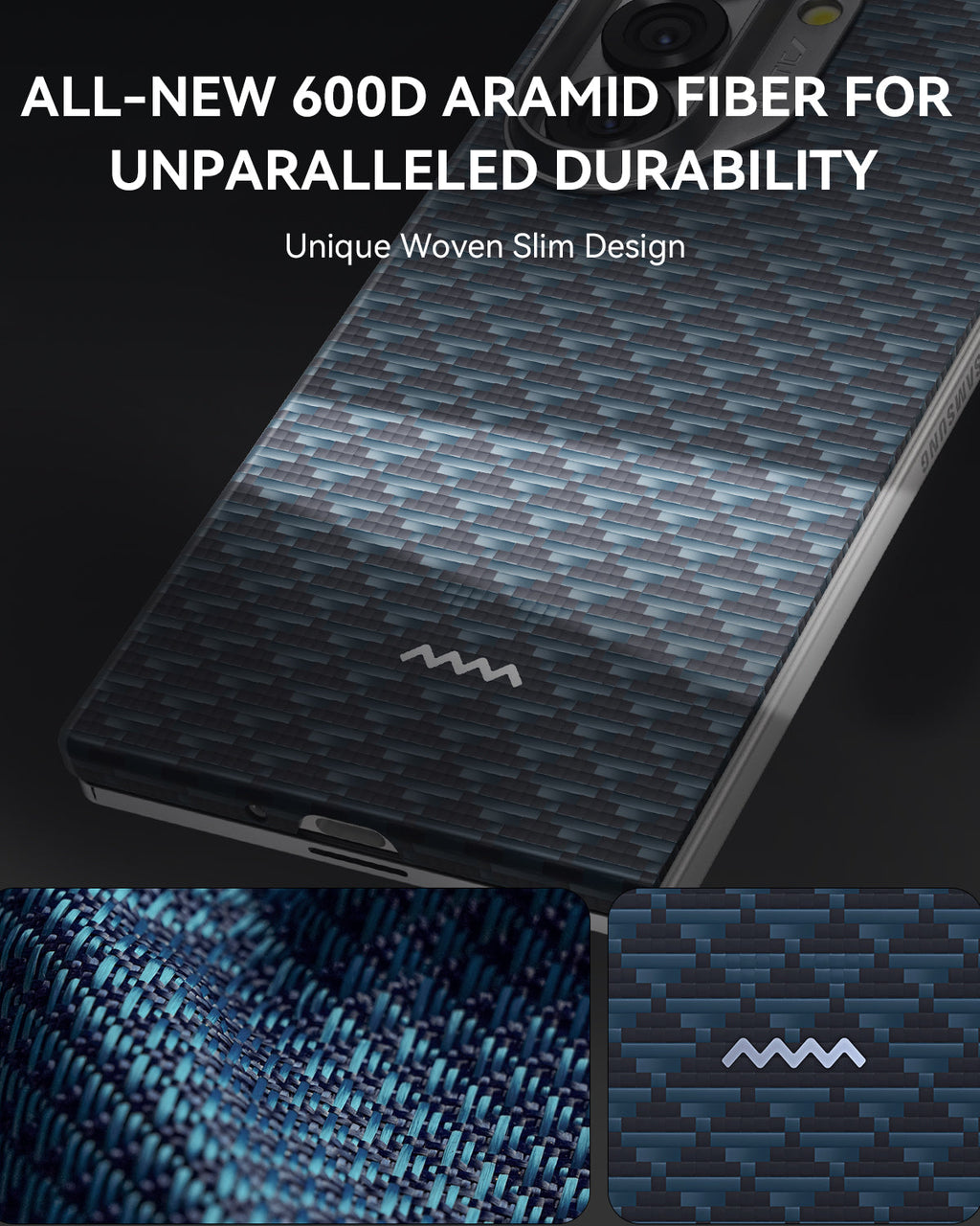 Samsung Galaxy Z Fold 7 Case - Aramid Fiber Skin - Profound- MagSafe Kompatibel - Profound