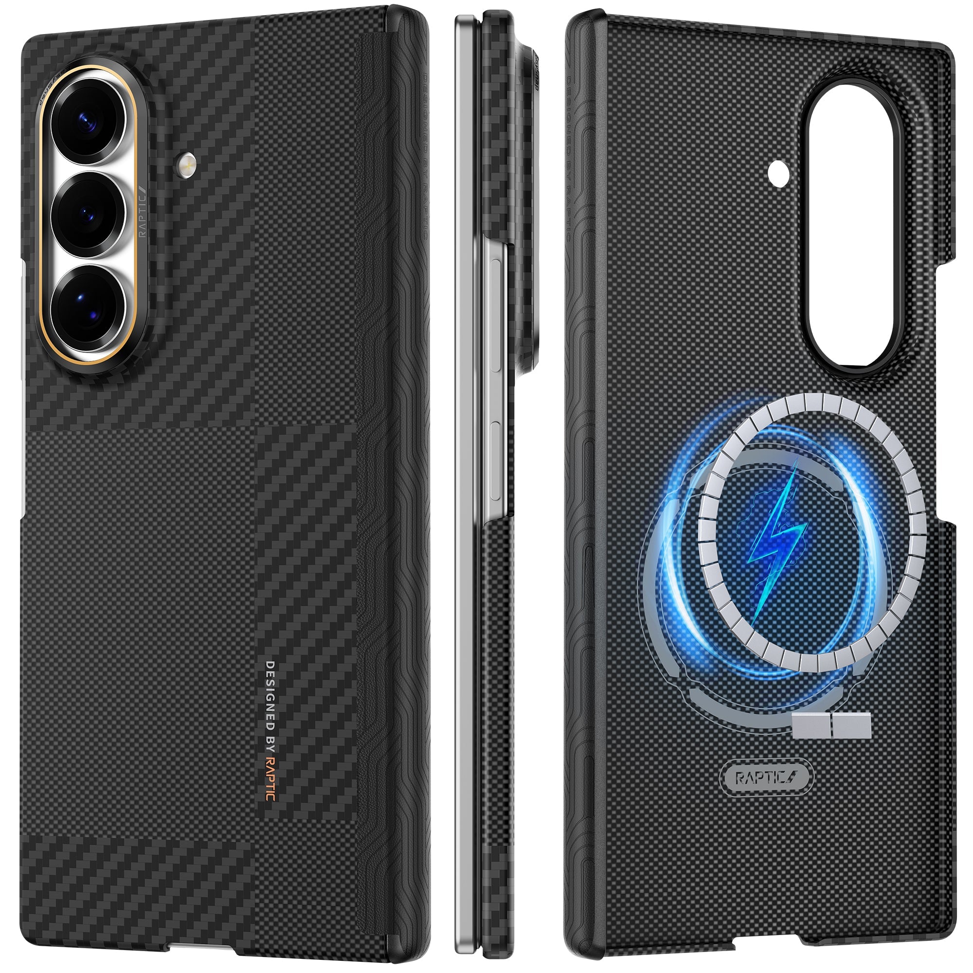 Ultradünnes Magnet-Kevlar-Aramid-Schutzgehäuse für Samsung Galaxy Z Fold8/Z Fold8 Ultra Faltbare Bildschirm Mondrian-Serie