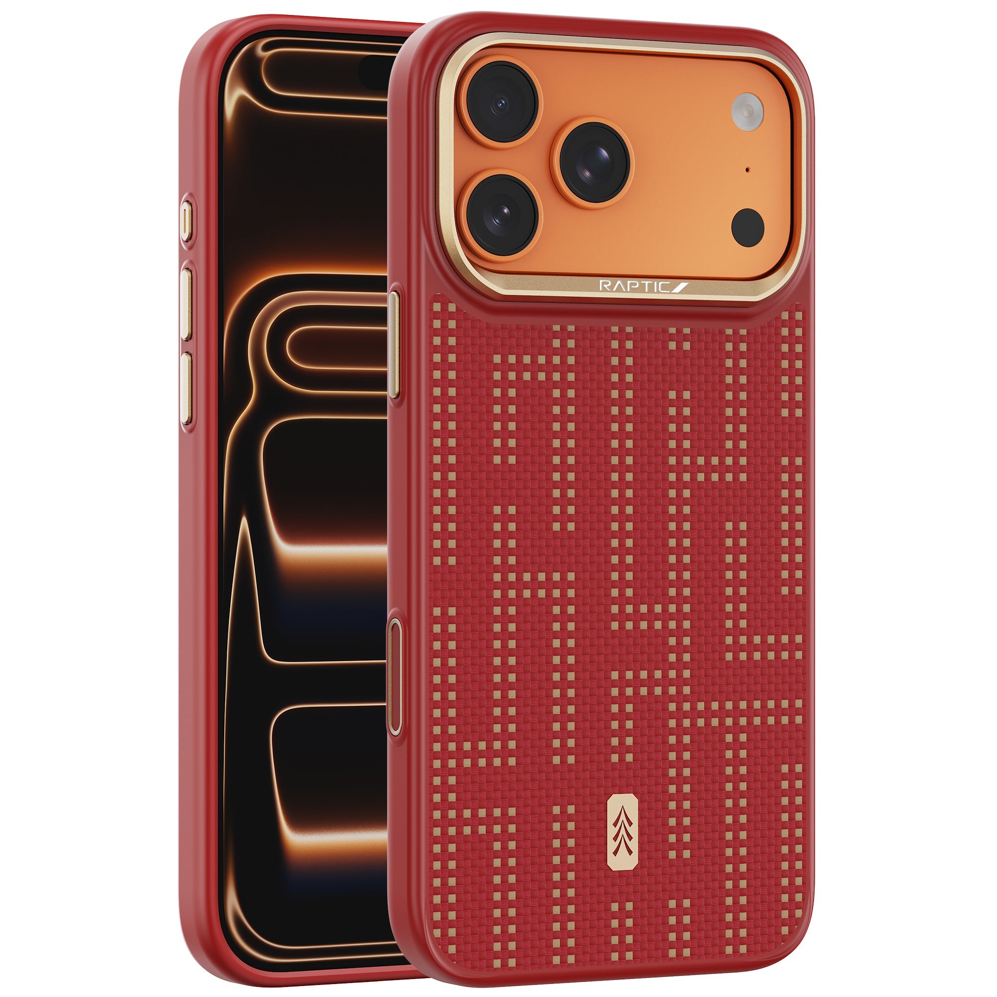 Raptic Aramid Dual für iPhone 17 Pro / iPhone 17 Pro Max - Grid Glory