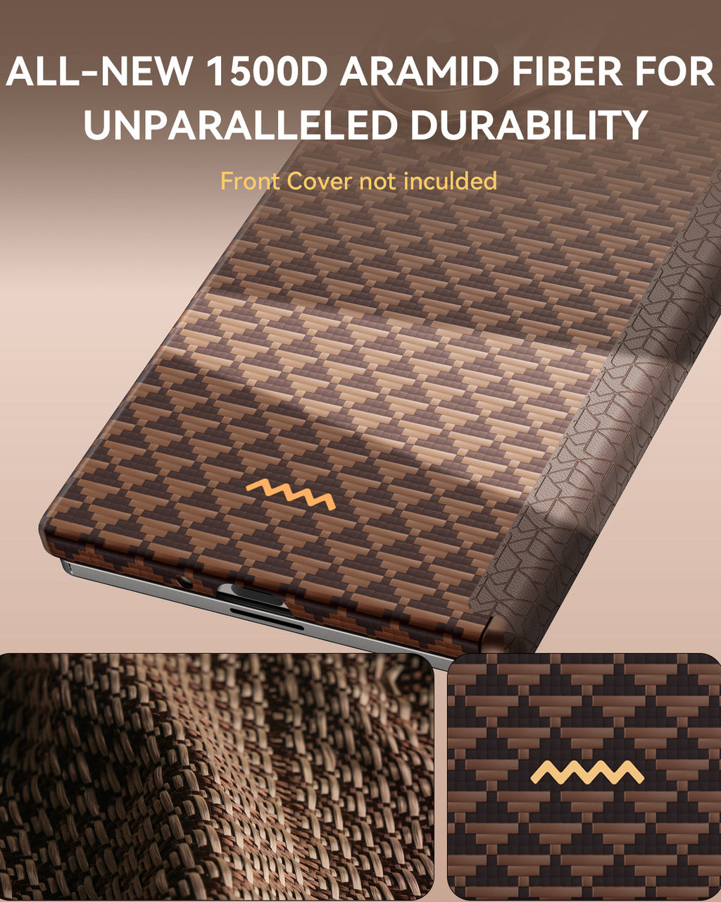 Samsung Galaxy Z Fold 7 Case - Aramid Fiber Skin - Profound- MagSafe Kompatibel - Humble
