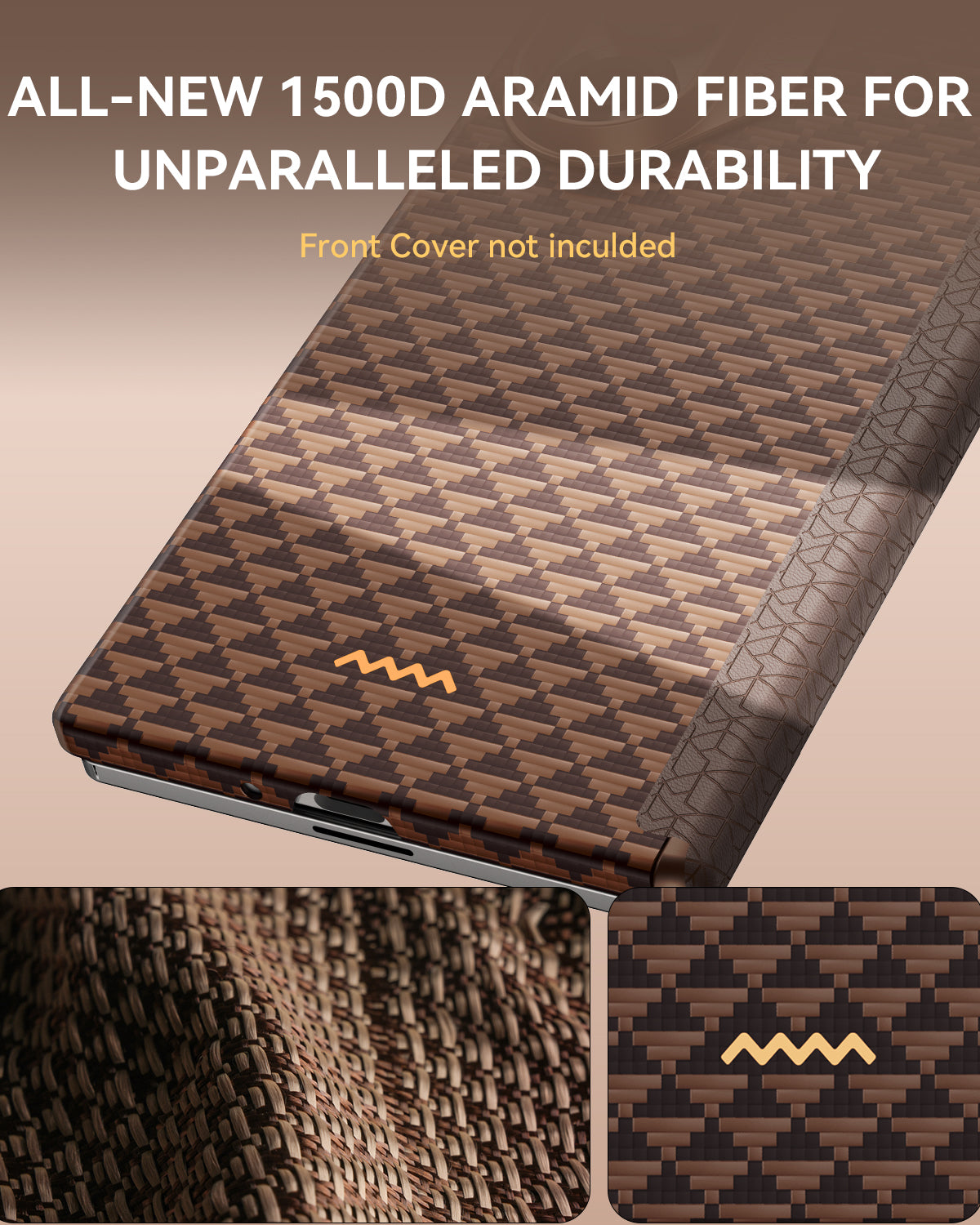 Samsung Galaxy Z Fold 7 Case - Aramid Fiber Skin - Profound- MagSafe Kompatibel - Humble