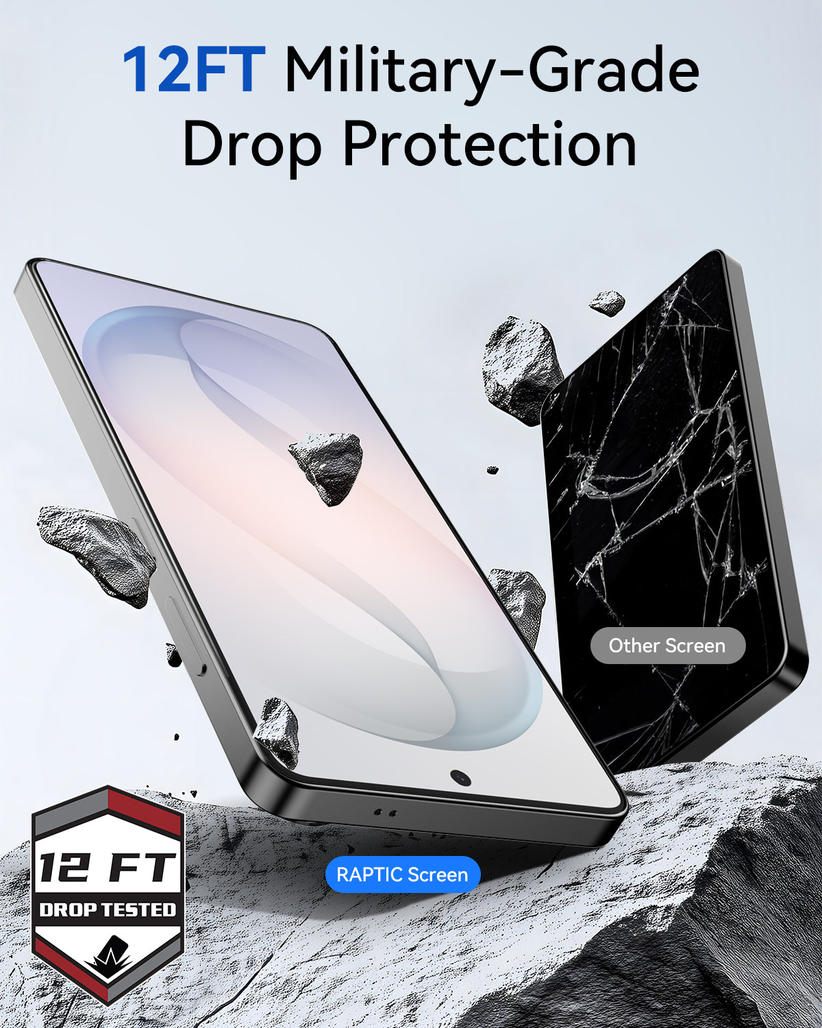 Raptic Air 2 in 1 gehärtetes Glasbündel-Kit für SAMSUNG Galaxy S26 UItra klar