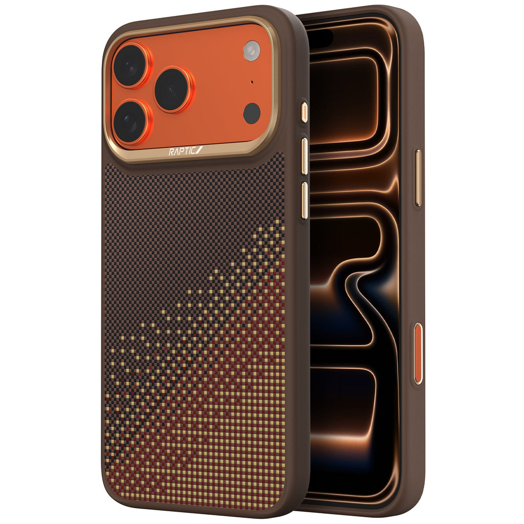RAPTIC Aramid Dual Case für iPhone 17 Pro / 17 Pro Max- Serenity Amber