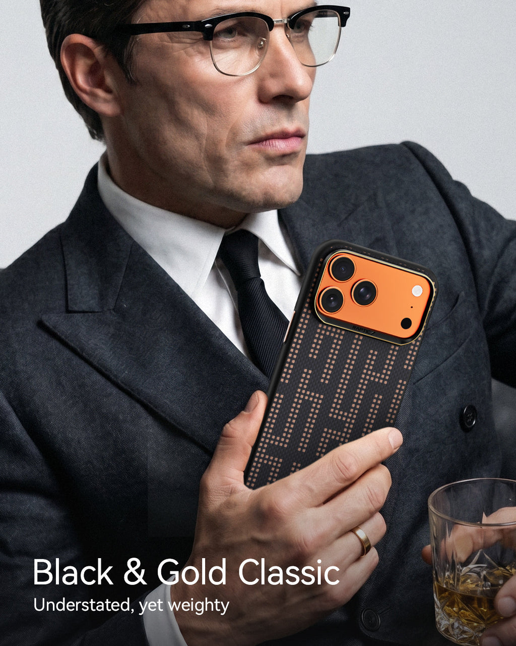 RAPTIC Aramid Dual Magsafe Telefongehäuse für iPhone 17 Pro / 17 Pro Max - Grid Valor
