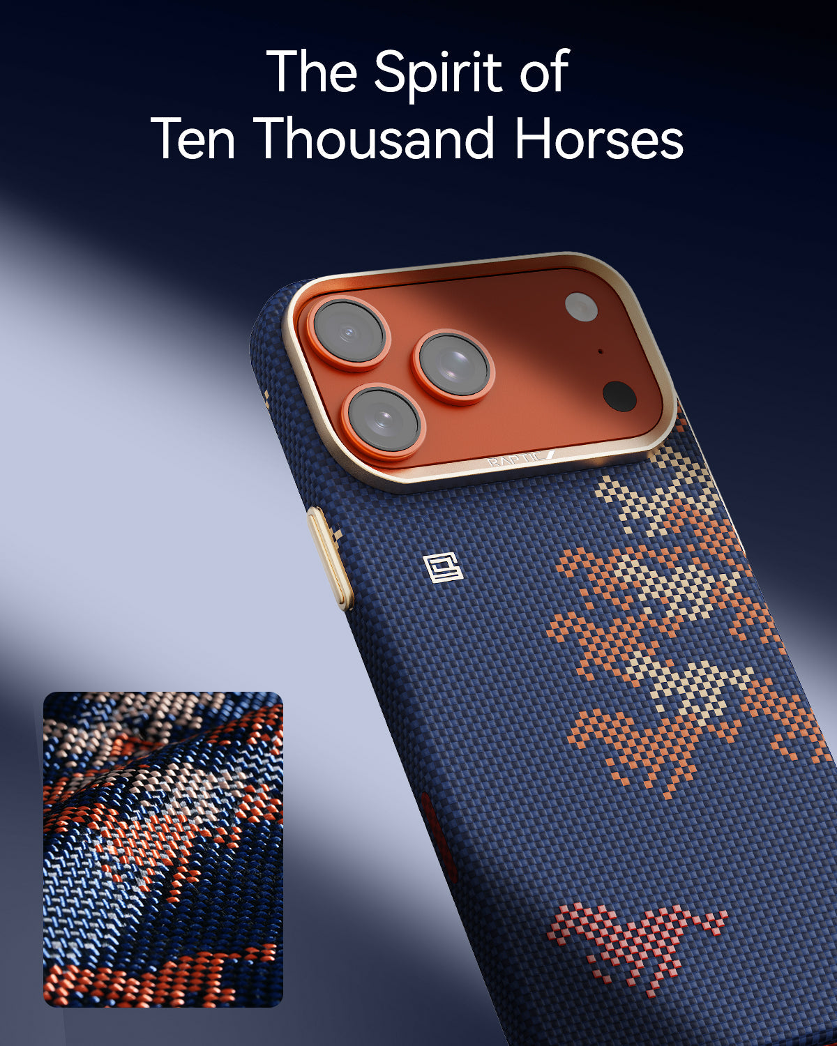 Raptic Aramid Skin für iPhone 17 Pro / iPhone 17 Pro Max - Ritterliche Vanguard