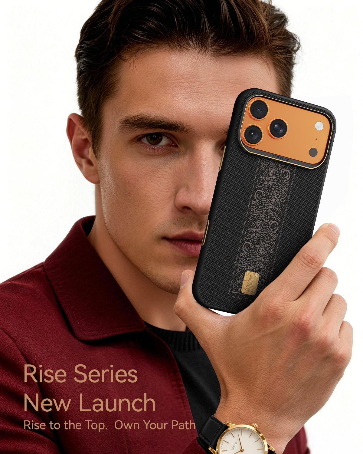 RAPTIC Aramid Dual Magsafe Telefongehäuse für iPhone 17 Pro / 17 Pro Max - Rise