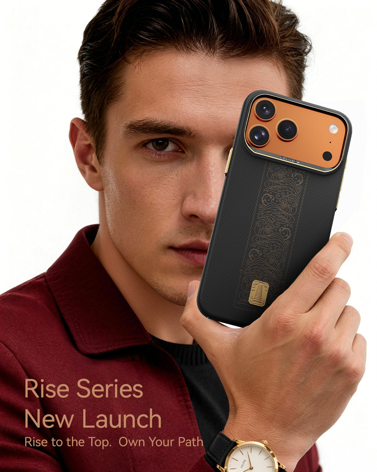 RAPTIC Aramid Skin Magsafe Telefongehäuse für iPhone 17 Pro / 17 Pro Max - Rise