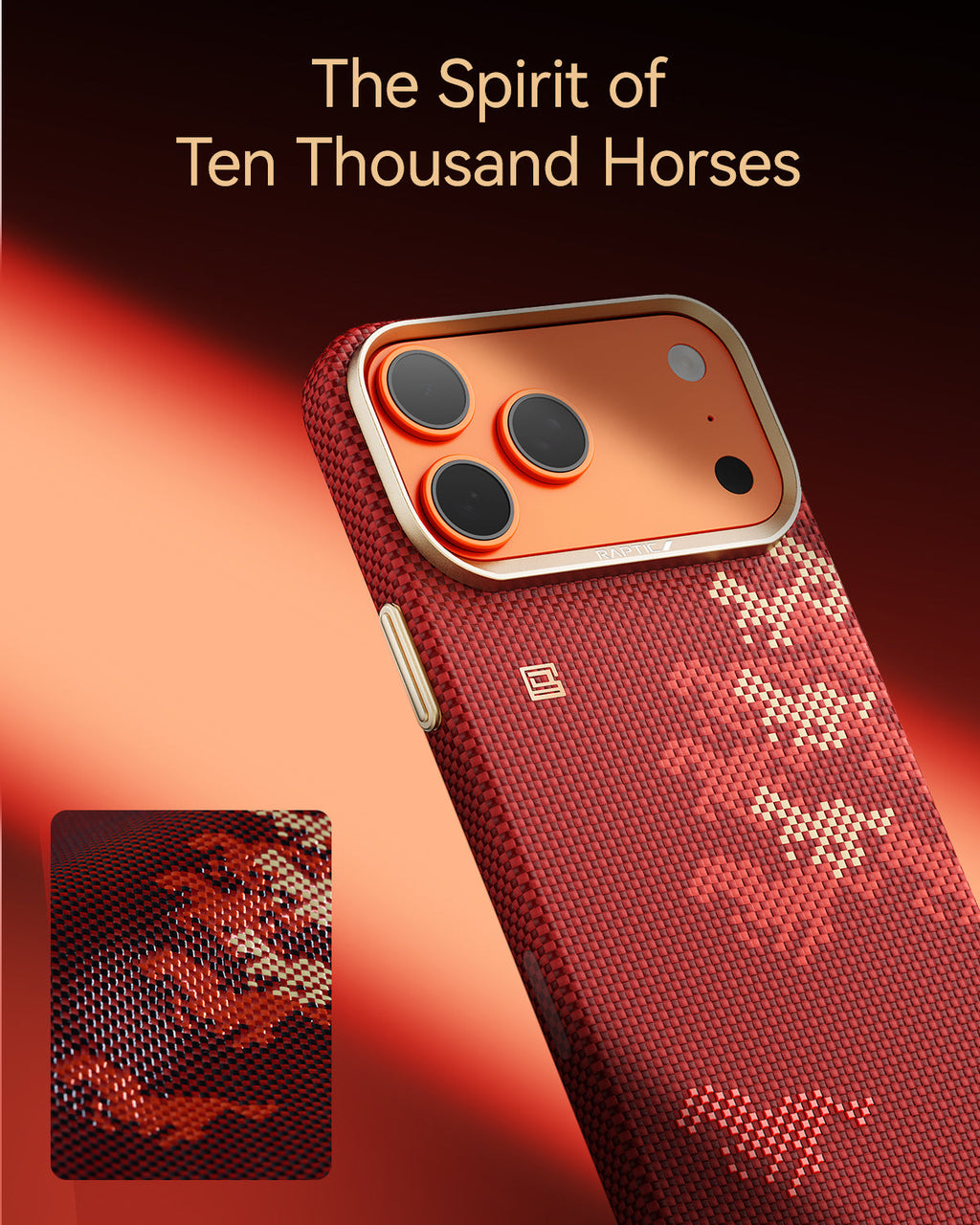 Raptic Aramid Skin für iPhone 17 Pro Max - Ritterliche Vermächtnis