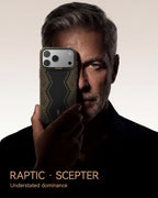 RAPTIC Aramid Skin Magsafe Telefongehäuse für iPhone 17 Pro / 17Pro Max - Scepter