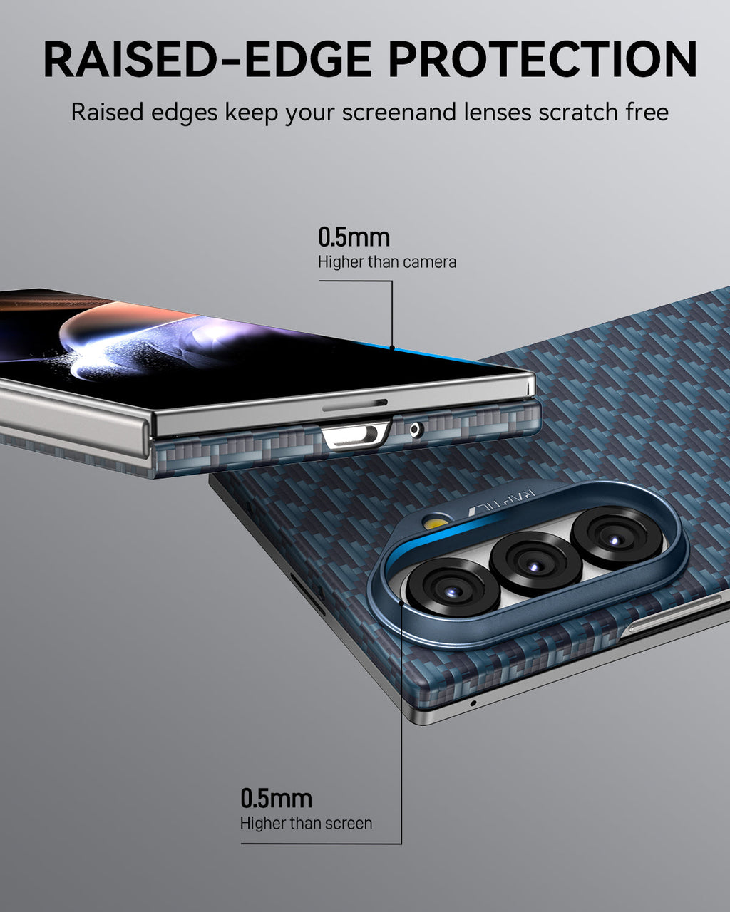 Samsung Galaxy Z Fold 7 Case - Aramid Fiber Skin - Profound- MagSafe Kompatibel - Profound