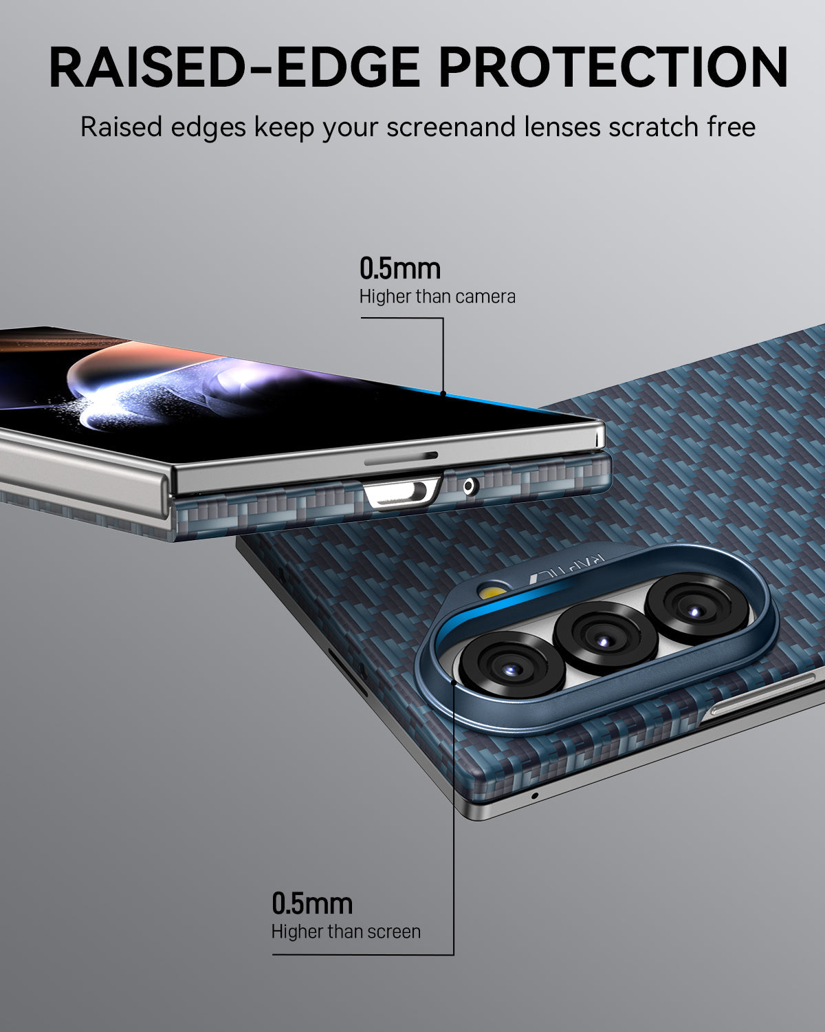 Samsung Galaxy Z Fold 7 Case - Aramid Fiber Skin - Profound- MagSafe Kompatibel - Profound