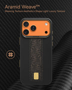 RAPTIC Aramid Dual Magsafe Telefongehäuse für iPhone 17 Pro / 17 Pro Max - Rise