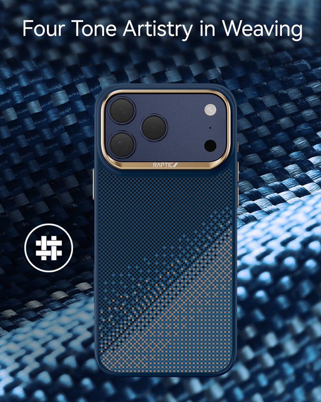 RAPTIC Aramid Dual Case für iPhone 17 Pro / 17 Pro Max- Serenity Emerald