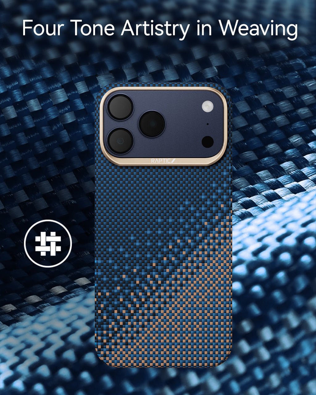 RAPTIC Aramid Skin Case für iPhone 17 Pro / 17 Pro Max- Serenity Emerald