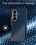 RAPTIC Slim Magnetic Protective Case für Samsung Galaxy Z Fold8/Z Fold8 Ultra Faltbarer Bildschirm mit Aramid Kevlar - Serenity Emerald