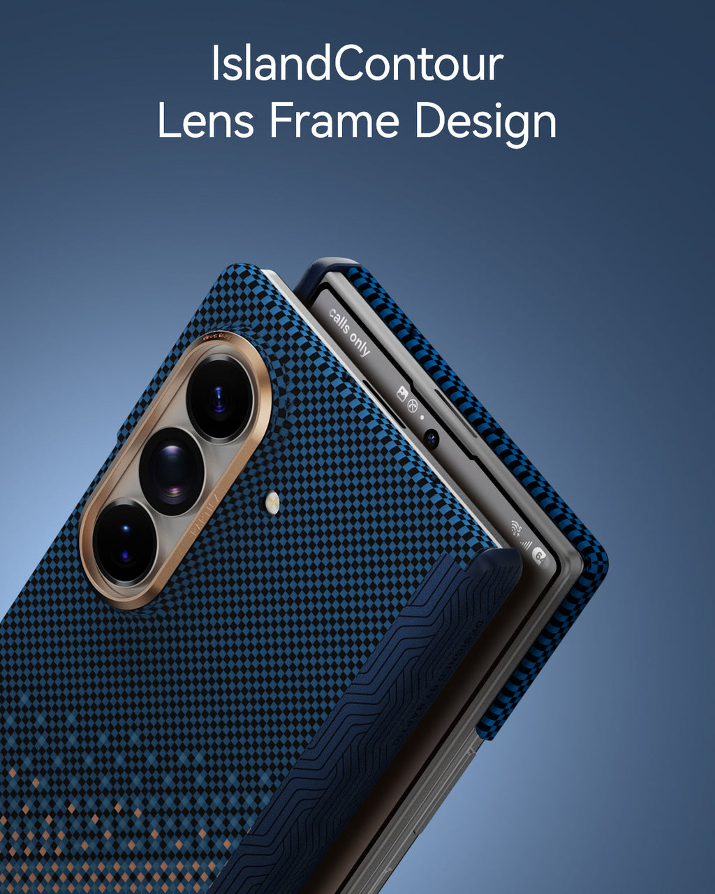 RAPTIC Slim Magnetic Protective Case für Samsung Galaxy Z Fold8/Z Fold8 Ultra Faltbarer Bildschirm mit Aramid Kevlar - Serenity Emerald