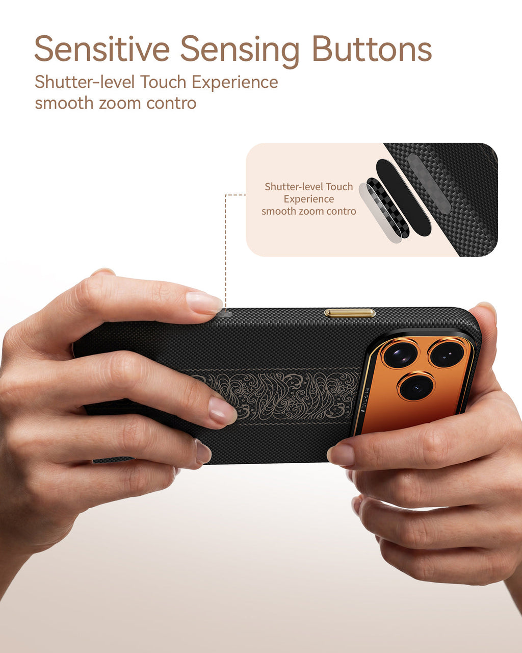 RAPTIC Aramid Skin Magsafe Telefongehäuse für iPhone 17 Pro / 17 Pro Max - Rise