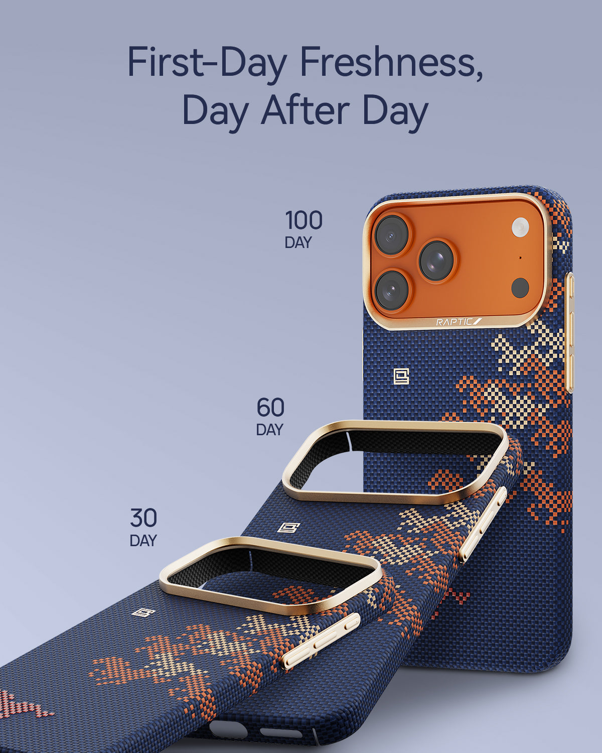 Raptic Aramid Skin für iPhone 17 Pro / iPhone 17 Pro Max - Ritterliche Vanguard
