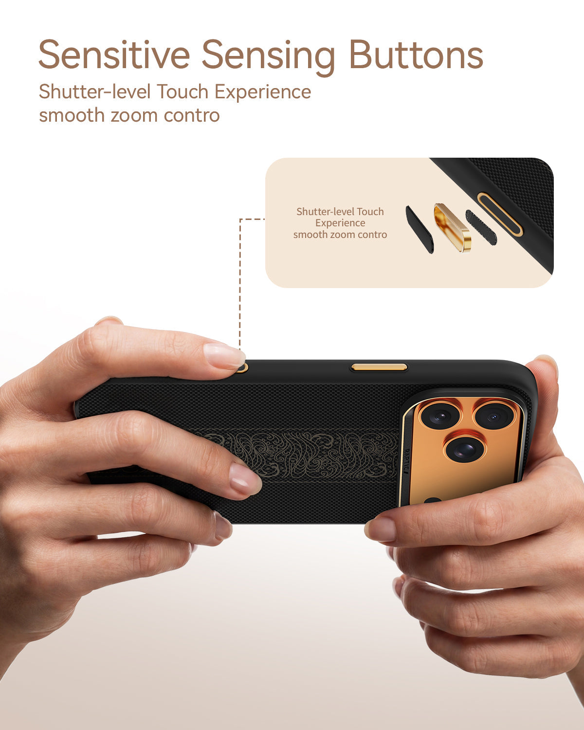 RAPTIC Aramid Dual Magsafe Telefongehäuse für iPhone 17 Pro / 17 Pro Max - Rise