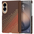 RAPTIC Slim Magnetic Protective Case für Samsung Galaxy Z Fold8/Z Fold8 Ultra Faltbarer Bildschirm mit Aramid Kevlar - Serenity Amber
