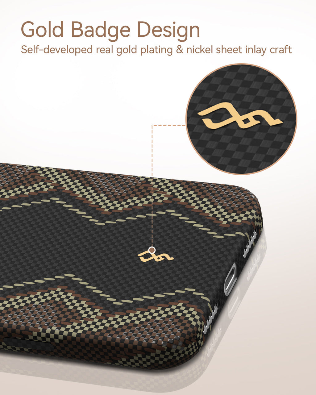 RAPTIC Aramid Skin Magsafe Telefongehäuse für iPhone 17 Pro / 17Pro Max - Scepter