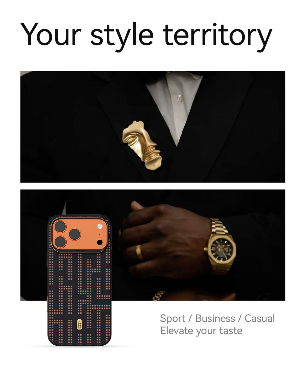 RAPTIC Aramid Dual Magsafe Telefongehäuse für iPhone 17 Pro / 17 Pro Max - Grid Valor