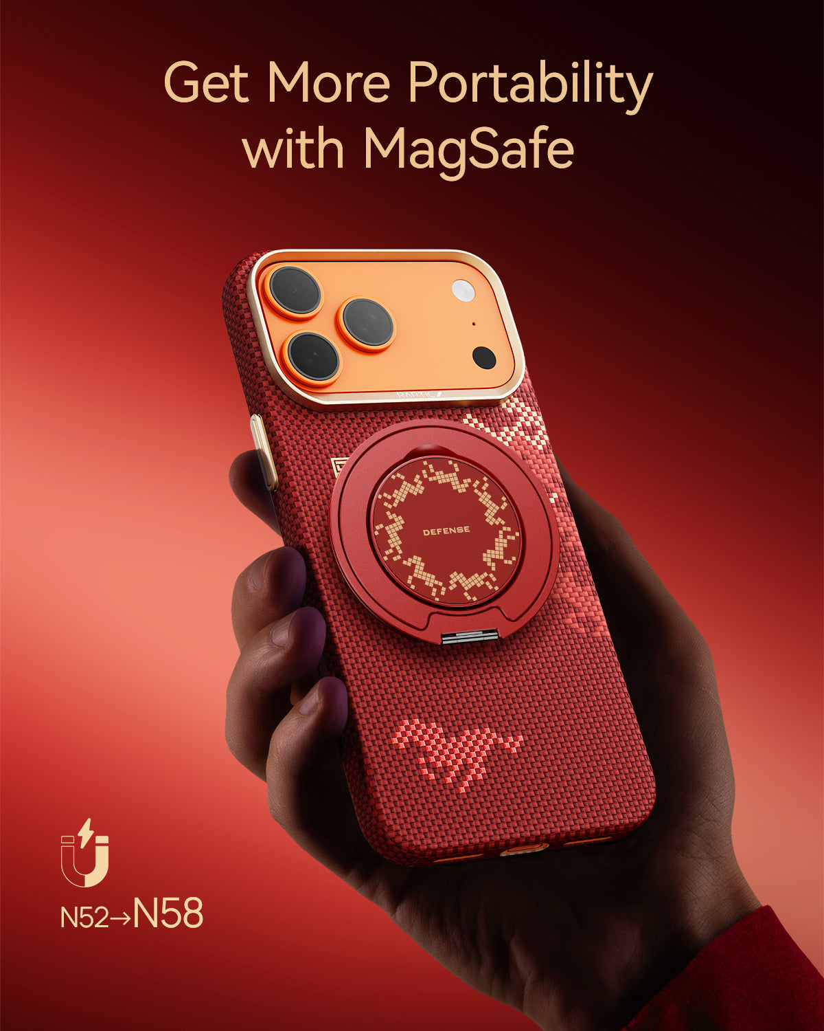 Raptic Aramid Skin für iPhone 17 Pro Max - Ritterliche Vermächtnis