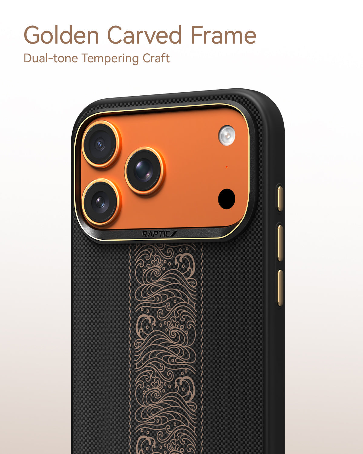 RAPTIC Aramid Dual Magsafe Telefongehäuse für iPhone 17 Pro / 17 Pro Max - Rise