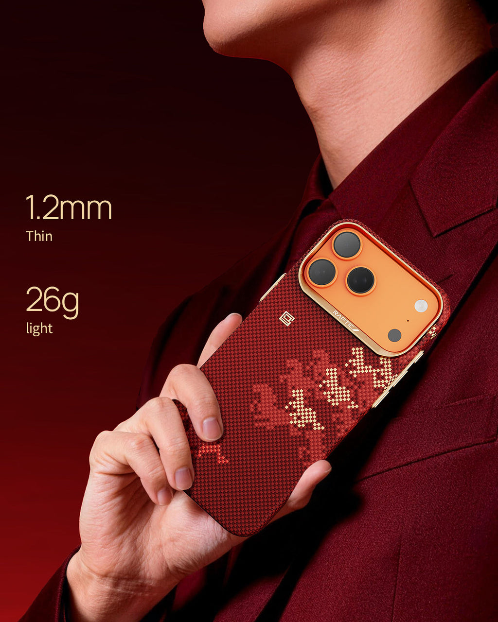 Raptic Aramid Skin für iPhone 17 Pro Max - Ritterliche Vermächtnis
