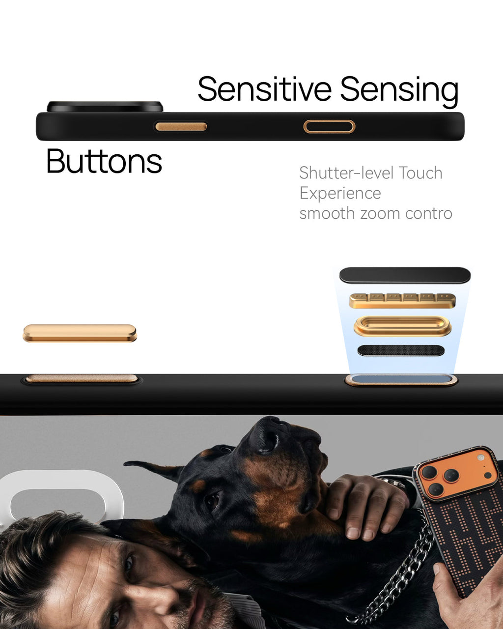 RAPTIC Aramid Dual Magsafe Telefongehäuse für iPhone 17 Pro / 17 Pro Max - Grid Valor