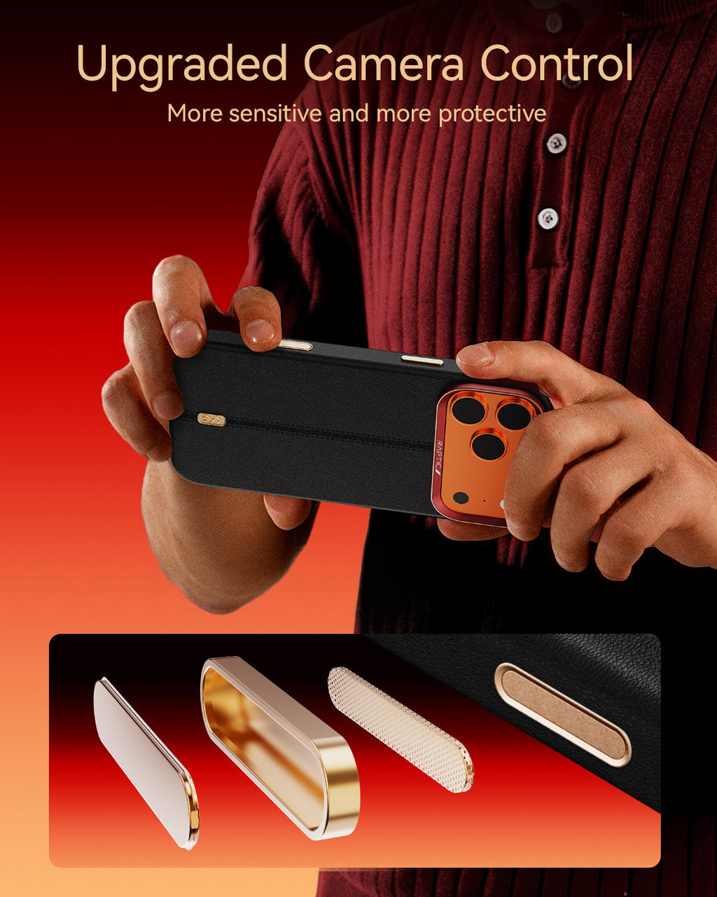 Raptic Urban Nano für iPhone 17 Pro Max Case - Nav Dark