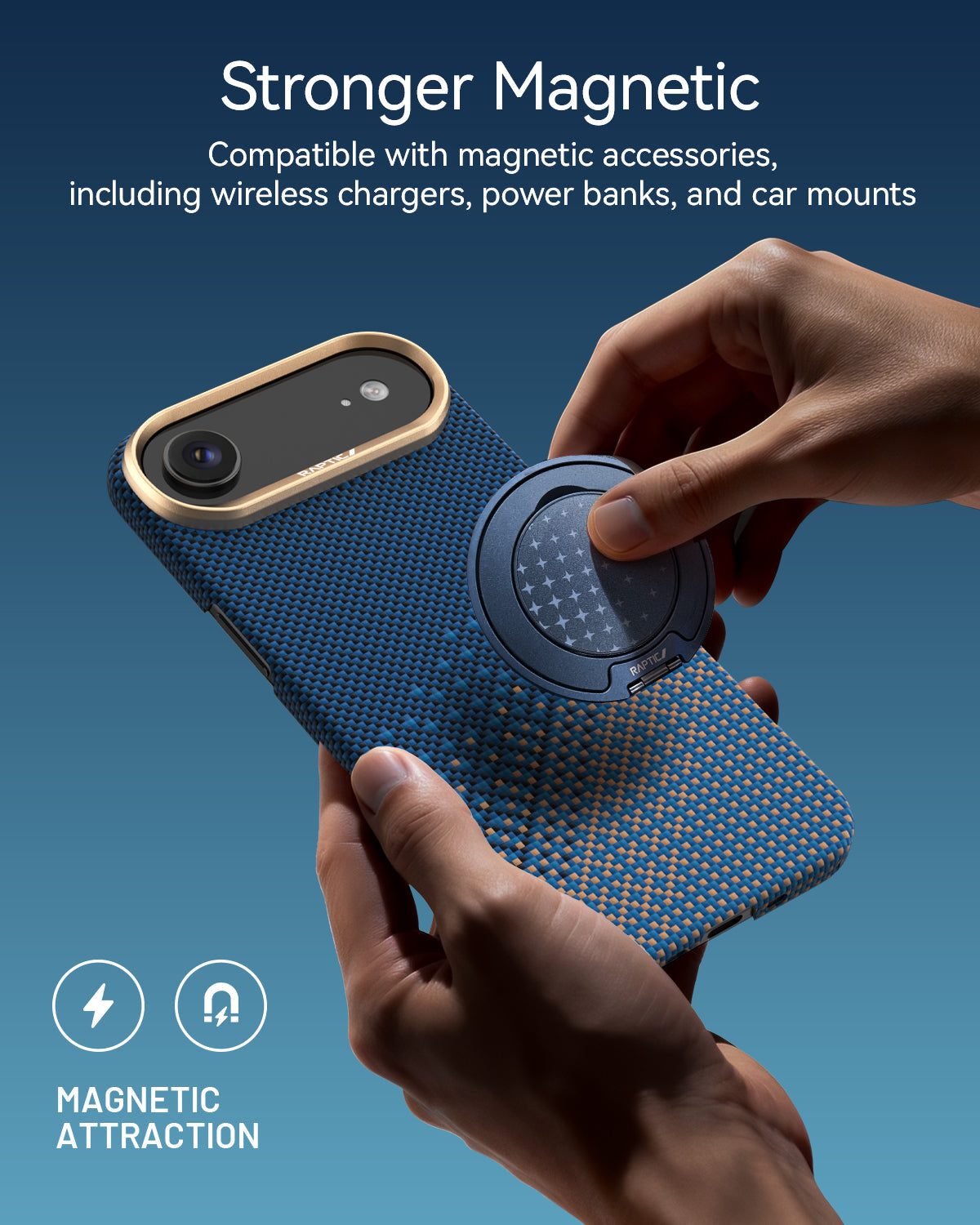 RAPTIC Aramid Dual Case für iPhone Air- Serenity Emerald