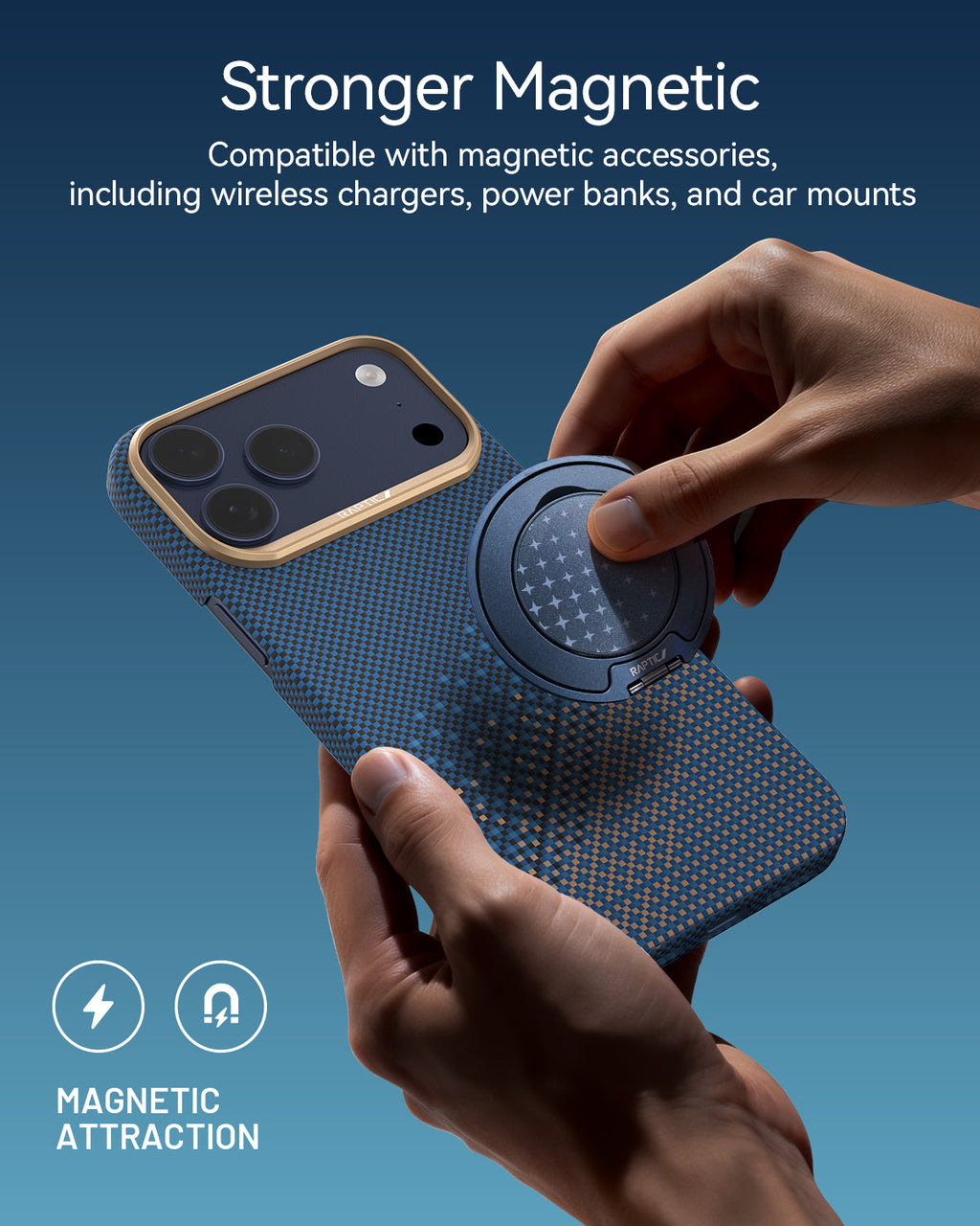 RAPTIC Aramid Skin Case für iPhone 17 Pro / 17 Pro Max- Serenity Emerald
