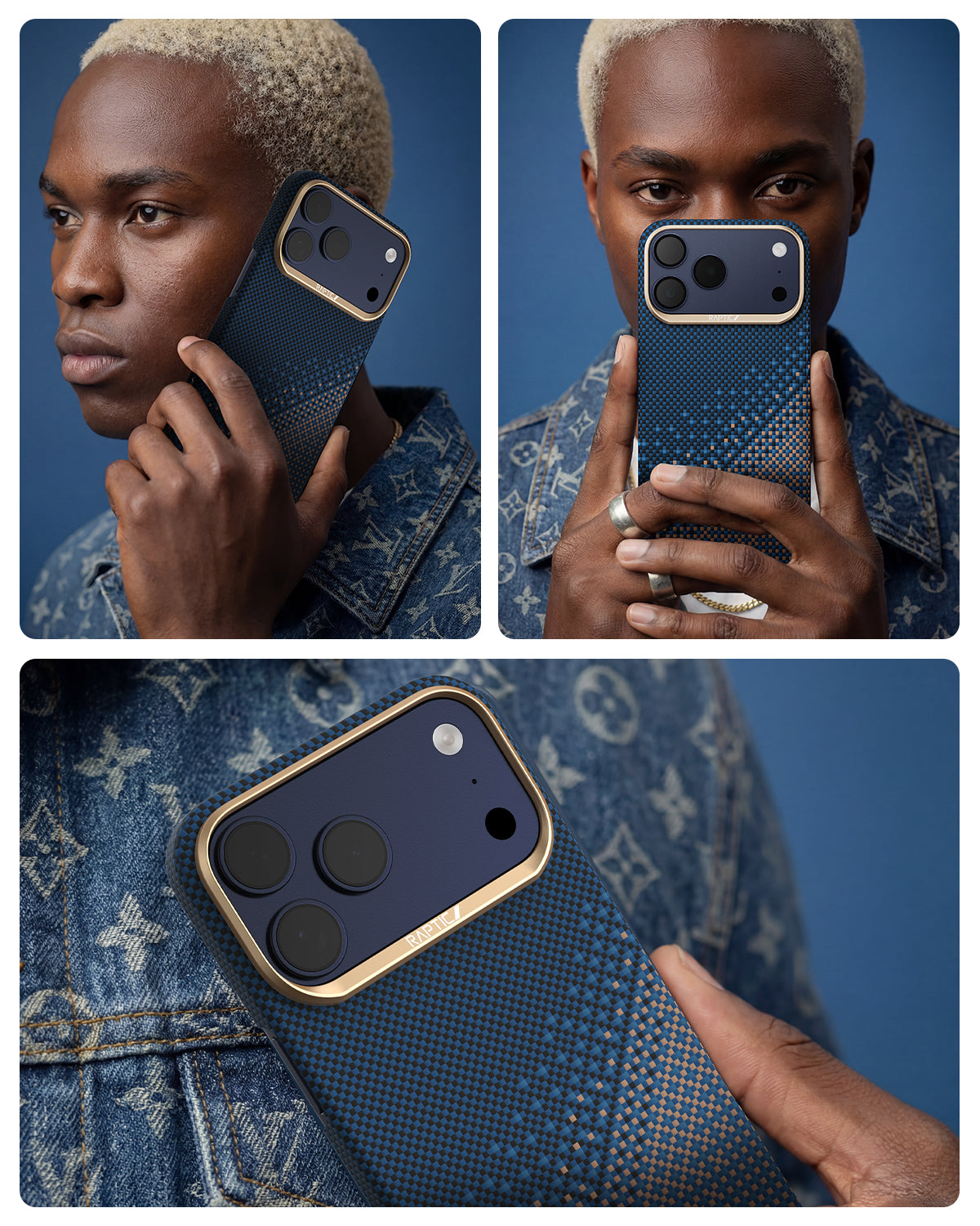 RAPTIC Aramid Skin Case für iPhone 17 Pro / 17 Pro Max- Serenity Emerald