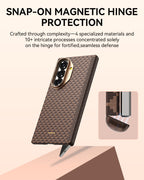 Samsung Galaxy Z Fold 7 Case - Aramid Fiber Skin - Profound- MagSafe Kompatibel - Humble